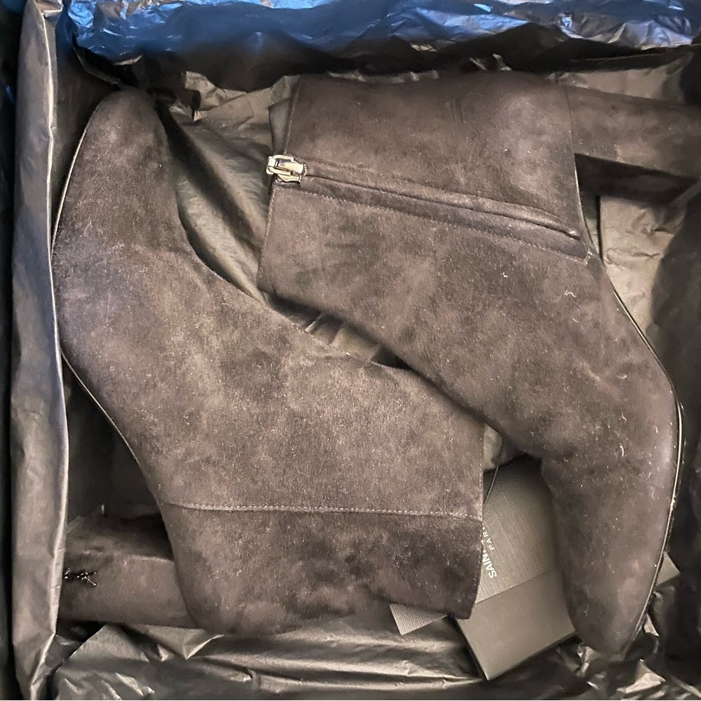 SAINT LAURENT LOULOU 70 ZIP BOOTIE - Picture 11 of 11